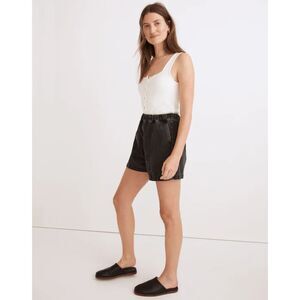 Denim Easy Pull-On Shorts in Lunar Wash Size Small